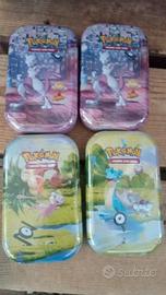 4 Mini Tin Pokemon 30° Anniversario - Sealed