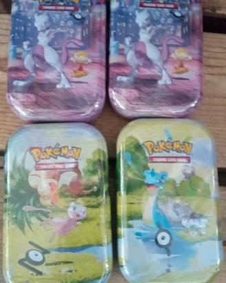 4 Mini Tin Pokemon 30° Anniversario - Sealed