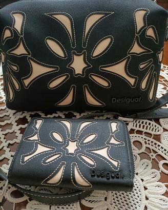 Elegante set borsa e portafoglio Desigual 