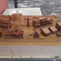 Plastico ferroviario in stile Far West