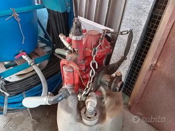 trattorino pompa trattamenti diserbo 