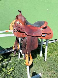 BOB'S CUSTOM SADDLE 17" - Sella Western/Americana