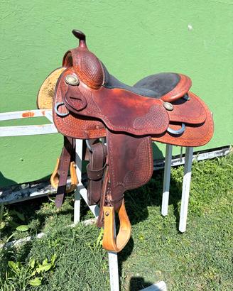 BOB'S CUSTOM SADDLE 17" - Sella Western/Americana