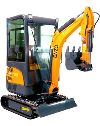 MINI ESCAVATORE ENZO HT-16 - DIESEL 14 KW, CABINA 