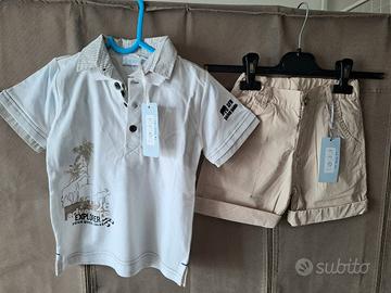 T shirt e pantaloncino bimbo