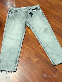 Jeans grigio slavato
