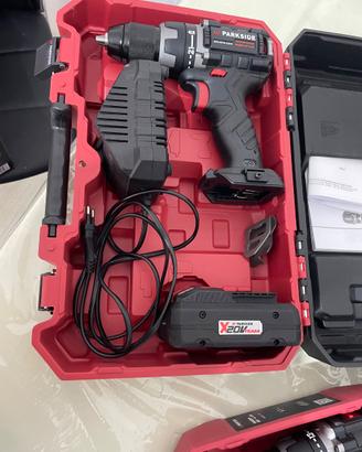 Parkside performance 20 + carica batteria e batte