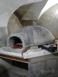 Forno  professionale per pizzeria cm.180 interno.