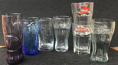 7 bicchieri Coca Cola collezione