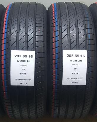 4 GOMME 205 55 16 MICHELIN BR2173