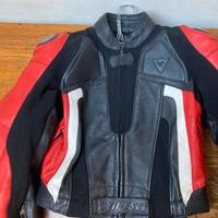 Tuta moto donna in pelle Dainese divisibile