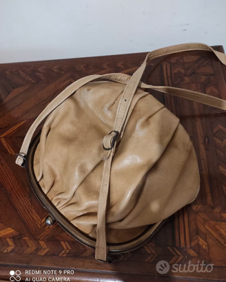 Borsetta Vintage '70_Pelle Beige