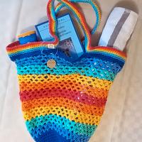 borsa a rete fatta a mano