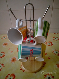 Tazze Charlie Brown con porta tazze