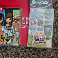 Nintendo switch 1 con super Mario3d all star e alt