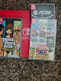 Nintendo switch 1 con super Mario3d all star e alt