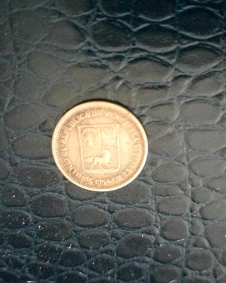 Moneta argento 50 cent. Bolivar