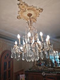 Lampadario con gocce