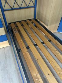 2 Reti ortopediche singole con doghe  e struttura