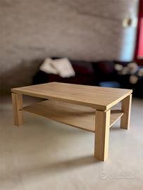 Tavolino da salotto in legno rovere chiaro