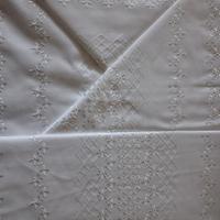 completo letto matrimoniali ricamate bianche