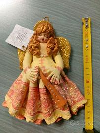 Angelo angioletto in ceramica pannello da appender