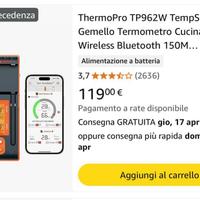 Termometro ThermoPro Wireless e Bluetooth
