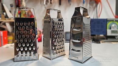 Grattugie alluminio nuove mai usate