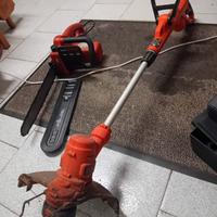 Motosega e decespugliatore