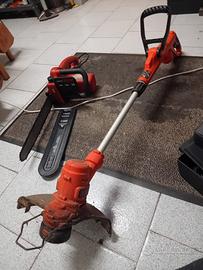 Motosega e decespugliatore