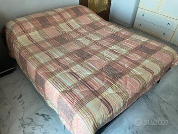 Letto una piazza e mezzo (materasso + rete)