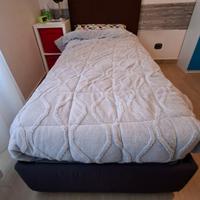 letto Ikea imbottito contenitore 1 piazza