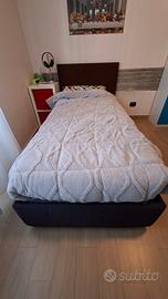 letto Ikea imbottito contenitore 1 piazza