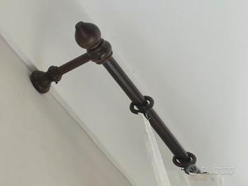 coppia di bastoni vintage in  legno.