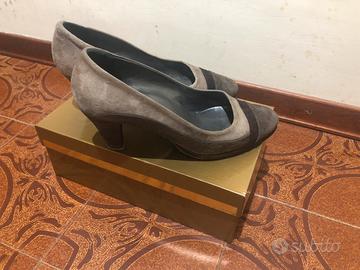 Scarpe décolleté camoscio 38 Confort