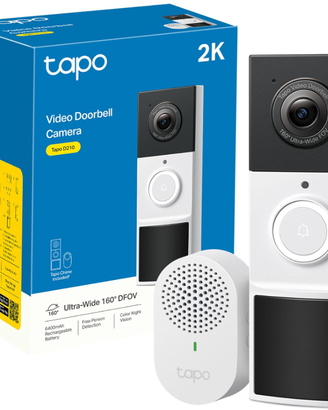 D210 Videocitofono 2K 3MP, Visione Notturna a Colo