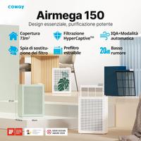 Purificatore d'aria COWAY AIRMEGA 150