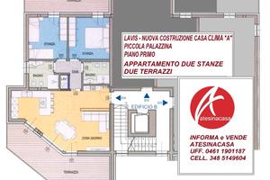 Nuovo appartamento due stanze con terrazzi