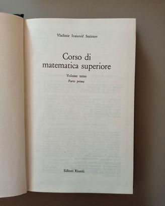 Corso di matematica superiore vol. 3 - Smirnov
