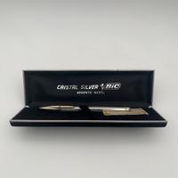 RARA~Vintage Penna BIC~Cristal silver Argento 925
