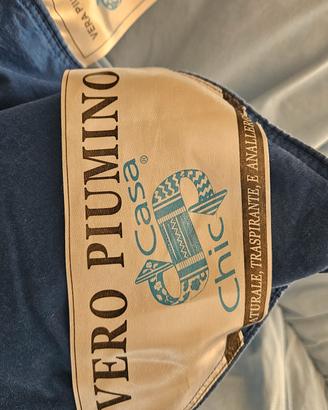 piumino letto singolo in piuma d'oca