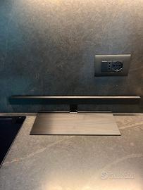 Mensole alluminio nero cucina-bagno