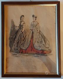 Stampe antiche abiti da sartoria