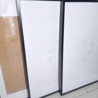 3 grandi cornici in legno nero moderne Ikea design