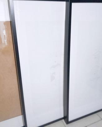 3 grandi cornici in legno nero moderne Ikea design