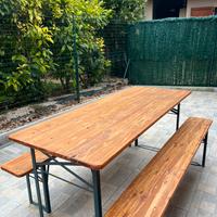 Tavolo con panche