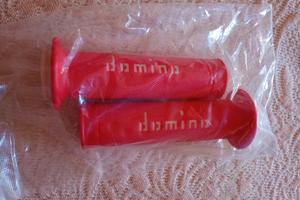 manopole domino rosse e bianche 