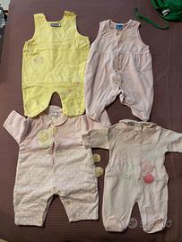 Abbigliamento bambina 1mese tre mesi