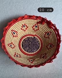 cestini sardi in rafia 