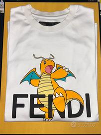 T-shirt Fendi x FRGMT x Pokemon - Tg. XS Oversize